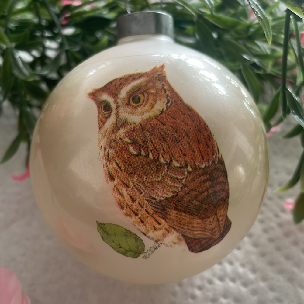 Whispering Wisdom: Double-Sided Owl Christmas Ornament